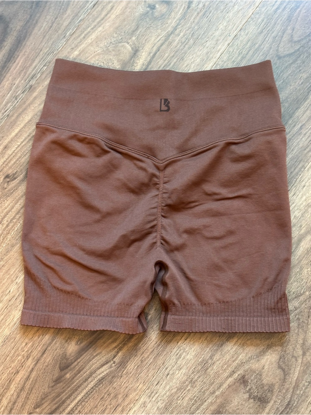 BuffBunny Athletic Seamless Shorts - Brown